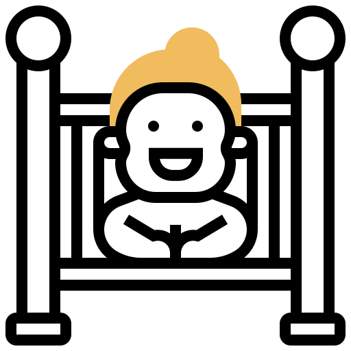 ベビーベッド Meticulous Yellow shadow icon