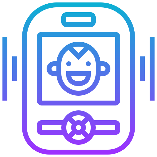 Baby monitor Meticulous Gradient icon