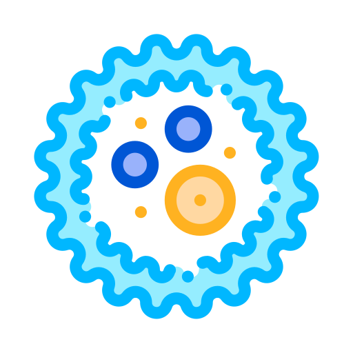 微生物 Generic Outline Color icon