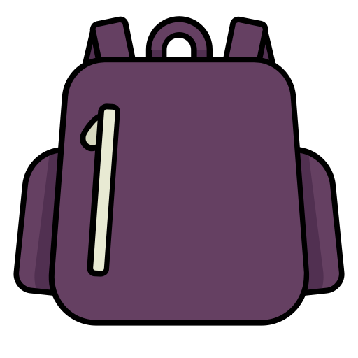 torba podróżna Generic Outline Color ikona