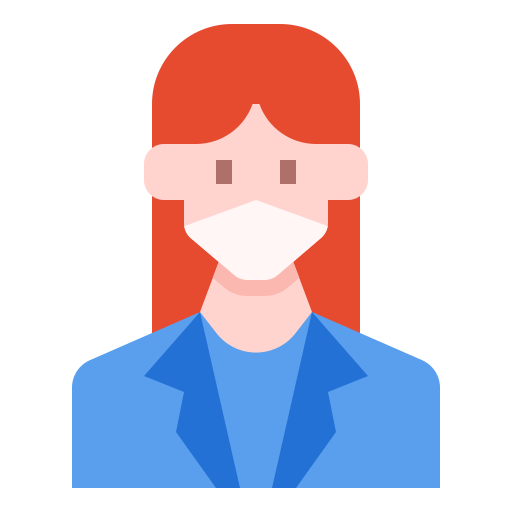 Woman Linector Flat icon