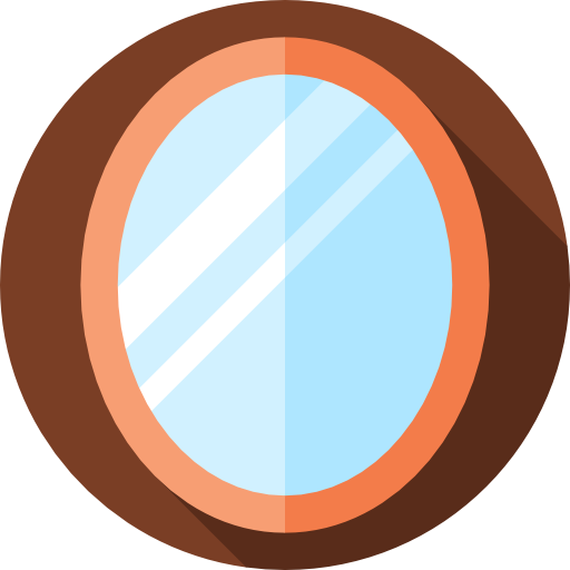 reflexionando Flat Circular Flat icono