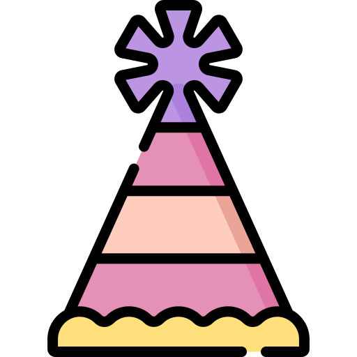 파티 용 모자 Special Lineal color icon