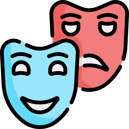 maski teatralne Special Lineal color ikona