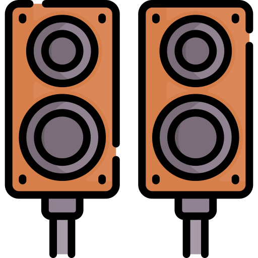 Loudspeaker Special Lineal color icon