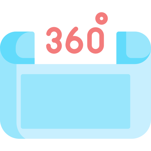 360 graden Special Flat icoon