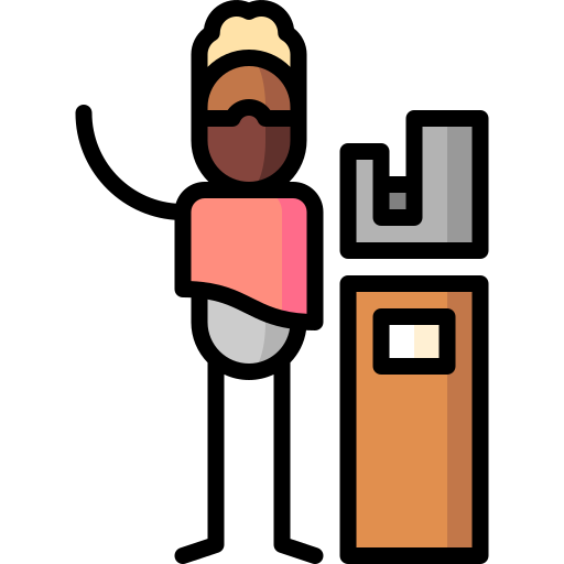 Modern art Puppet Characters Lineal Color icon