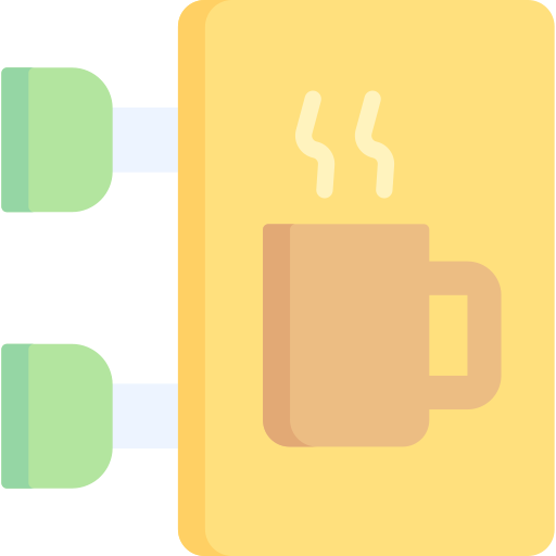 Coffee shop Special Flat icon