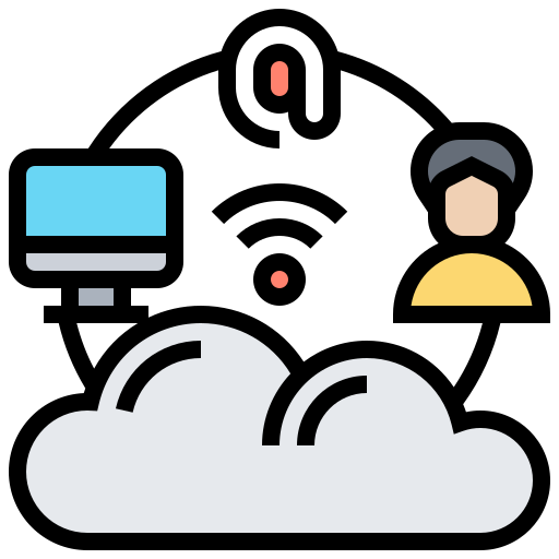 Cloud computing Meticulous Lineal Color icon