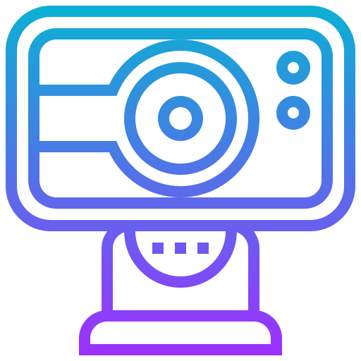 webcam Meticulous Gradient icoon
