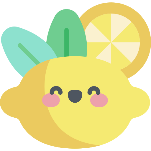 레몬 Kawaii Flat icon