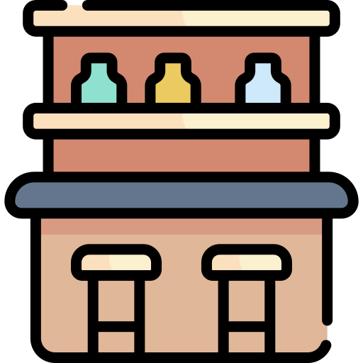 Bar Kawaii Lineal color icon