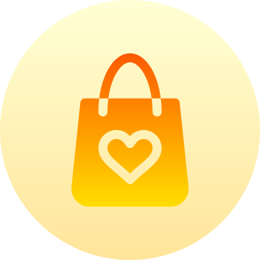einkaufstasche Basic Gradient Circular icon