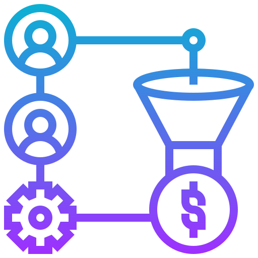 Conversion Meticulous Gradient icon