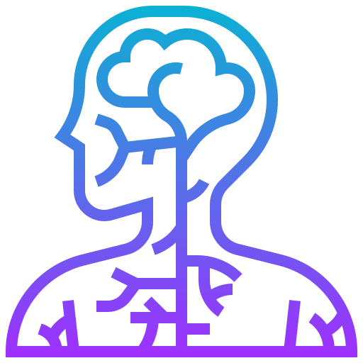 Nervous system Meticulous Gradient icon