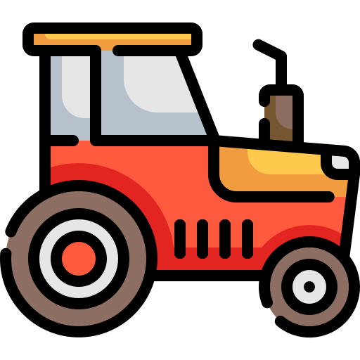 tracteur Generic Outline Color Icône