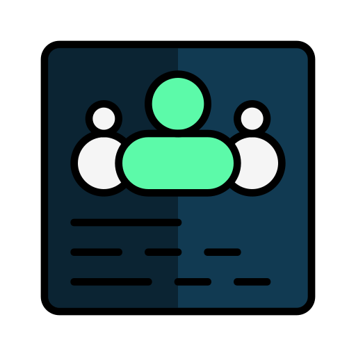 Target audience Generic Outline Color icon