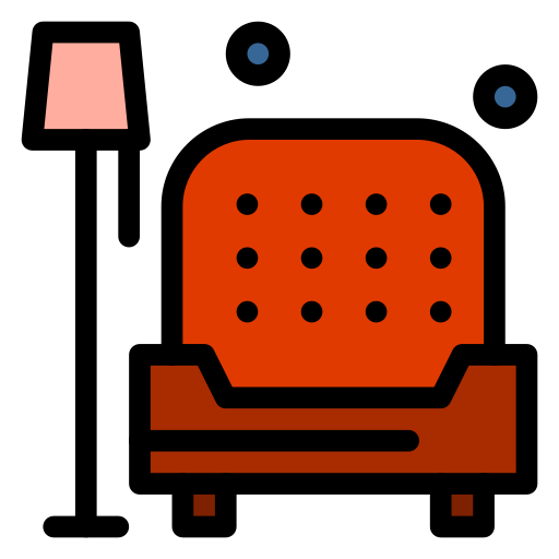 소파 Generic Outline Color icon