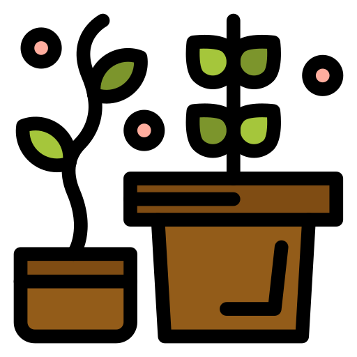 plante en pot Generic Outline Color Icône