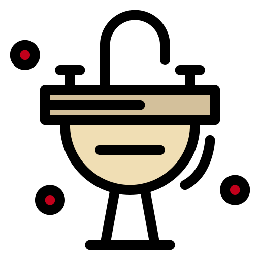 Sink Generic Outline Color icon