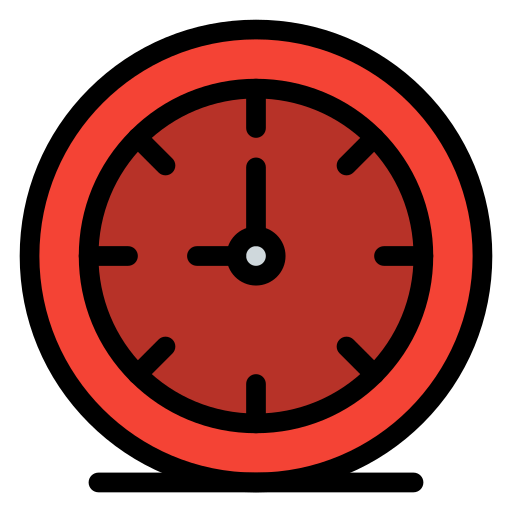 reloj Generic Outline Color icono