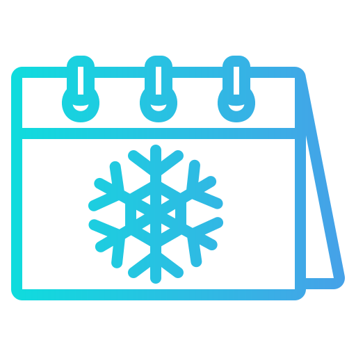 calendrier Generic Gradient Icône
