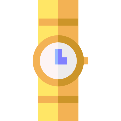 horloge Basic Straight Flat icoon