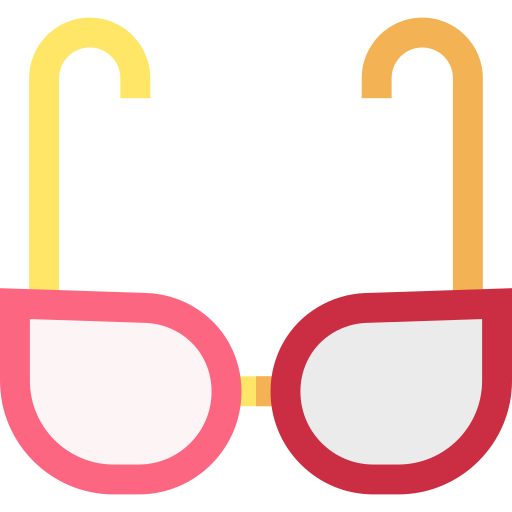zonnebril Basic Straight Flat icoon