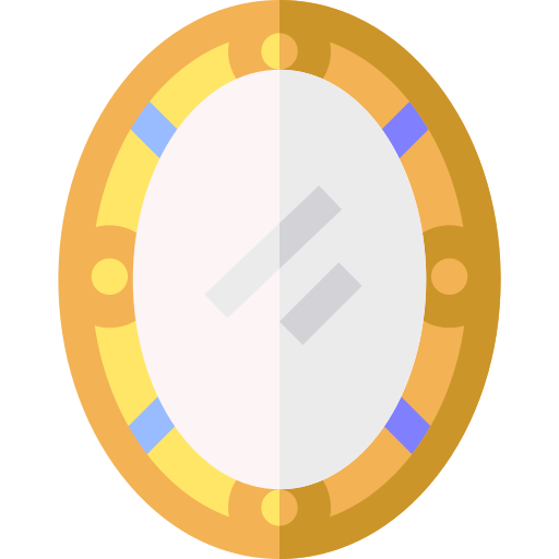 鏡 Basic Straight Flat icon