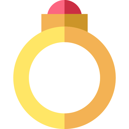ring Basic Straight Flat icoon
