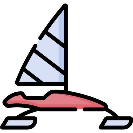 Ice boat Special Lineal color icon