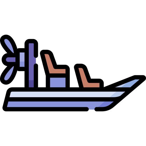 barco de aire Special Lineal color icono