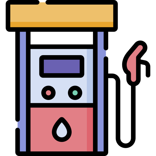 gasolinera Special Lineal color icono