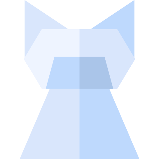 origami Basic Straight Flat Ícone