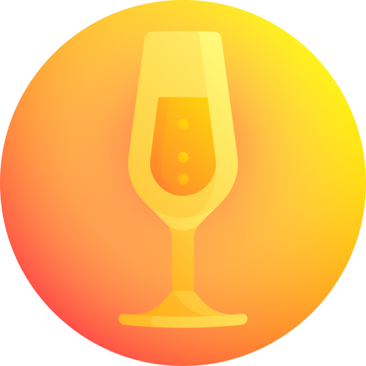 champagnerglas Gradient Galaxy Gradient icon