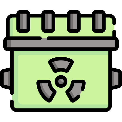 Radioactive Special Lineal color icon