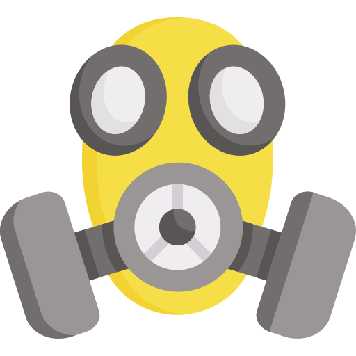 gasmaske Special Flat icon