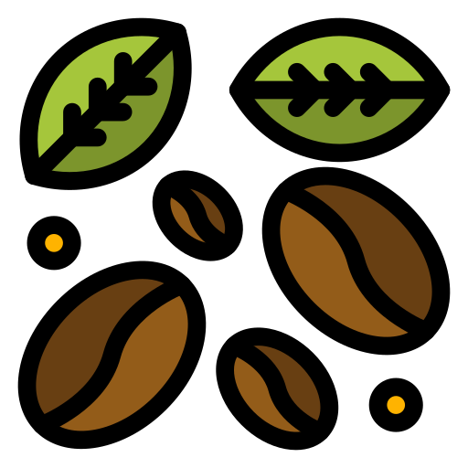 コーヒー豆 Generic Outline Color icon