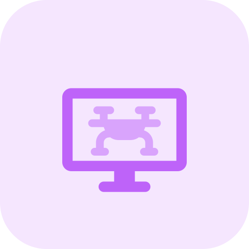 monitor Pixel Perfect Tritone icon