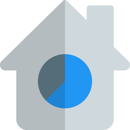 Pie chart Pixel Perfect Flat icon