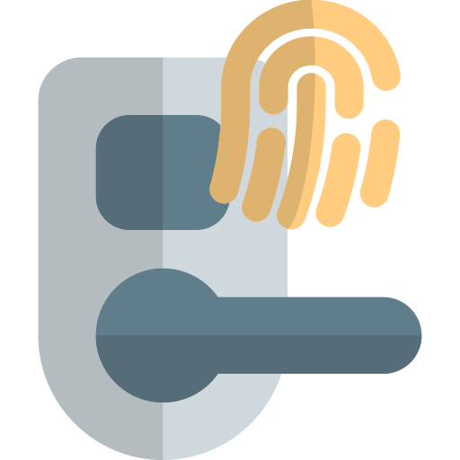 Biometric recognition Pixel Perfect Flat icon