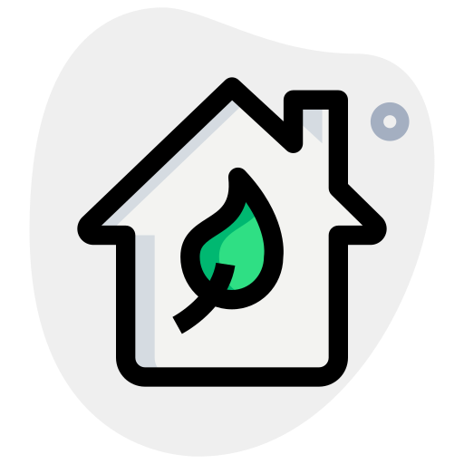 Eco house Generic Rounded Shapes icon