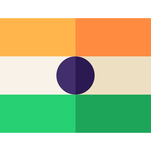 India Basic Straight Flat icon