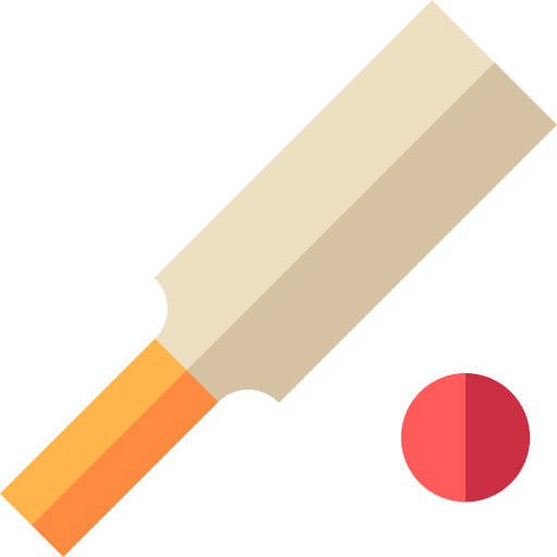 Cricket Basic Straight Flat icon