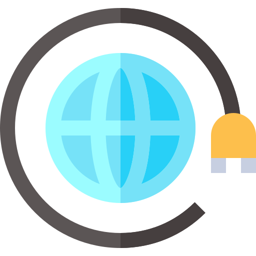 Global Basic Straight Flat icon