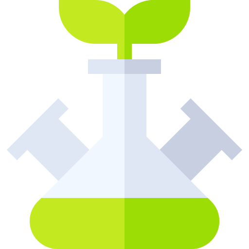 biotechnologie Basic Straight Flat icoon