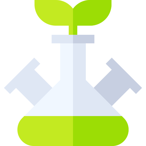 biotechnologie Basic Straight Flat Icône