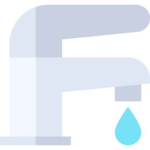 Économiser l'eau Basic Straight Flat Icône