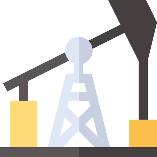 pumpjack Basic Straight Flat ikona