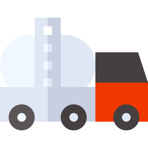 tankwagen Basic Straight Flat icon